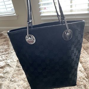 Vintage black Gucci purse